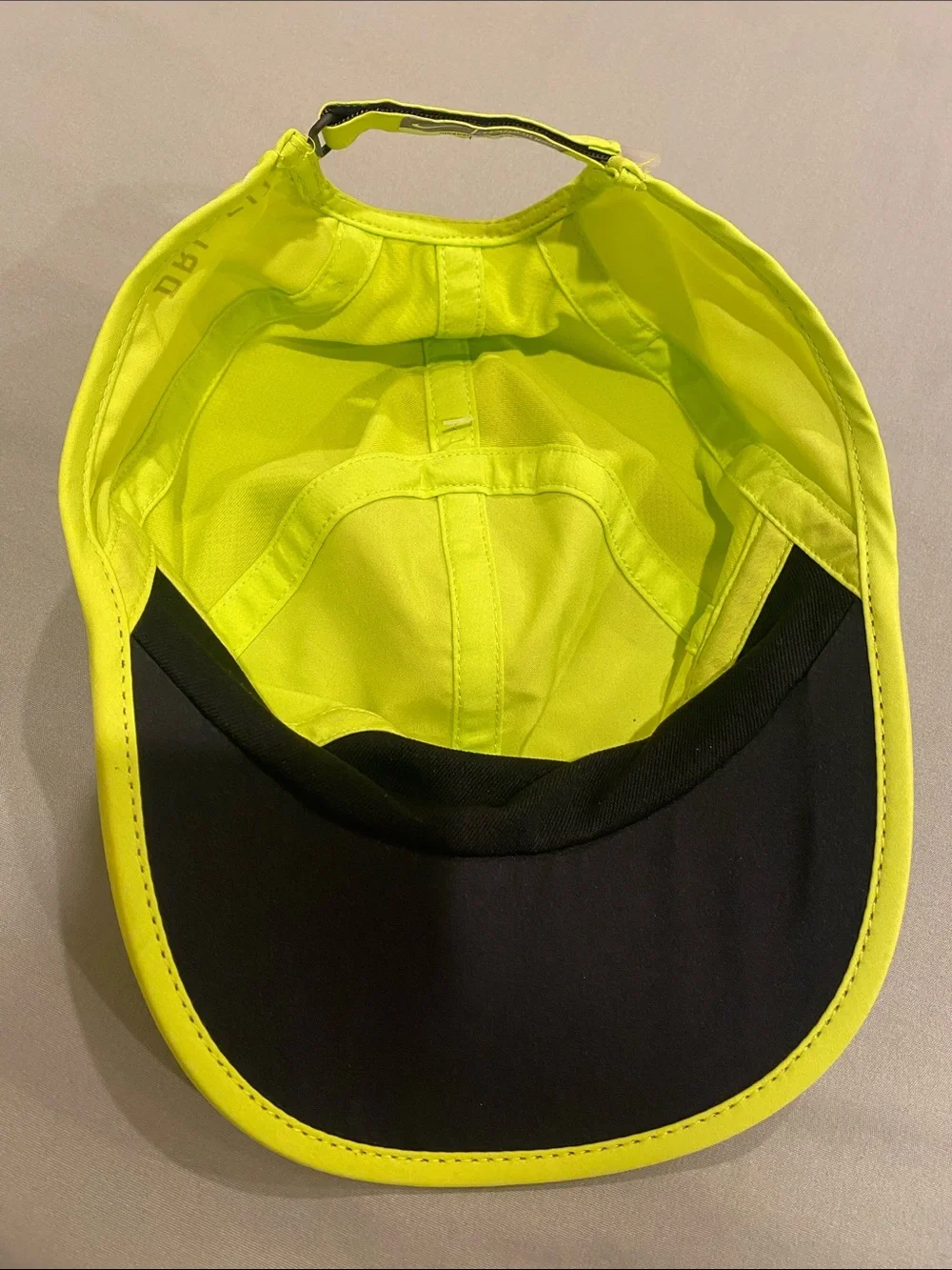 Nike Women’s Neon Yellow/Green Hat with White Swoosh